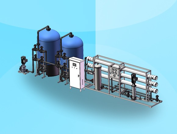 12T/H(每小時(shí)出水12噸)反滲透凈水設備