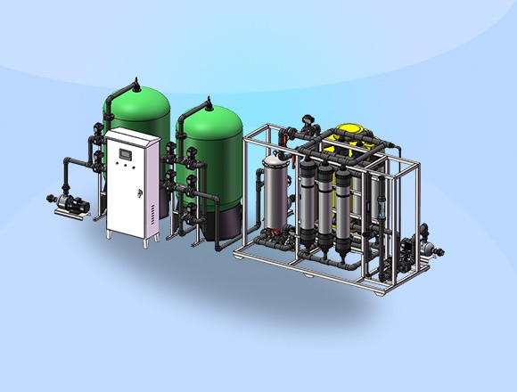 8~10T/H(每小時(shí)出水8~10噸)超濾凈水設備