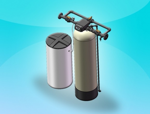 6T/H全自動(dòng)軟化水設備每天處理量18噸